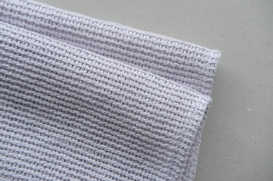 リネンニット メッシュタオル|パープル