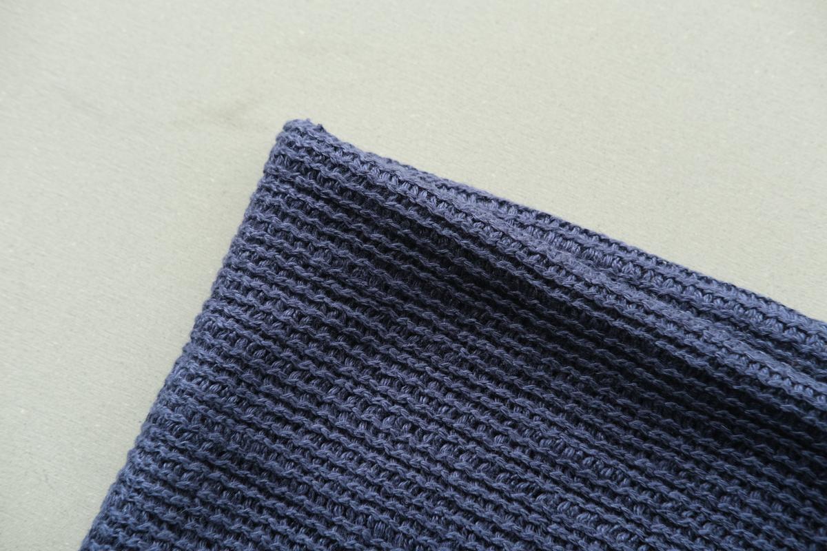 リネンニット メッシュタオル｜ネイビー