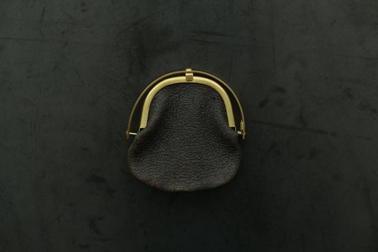 coin case <猪革 鉄媒染ワックス仕上げ>