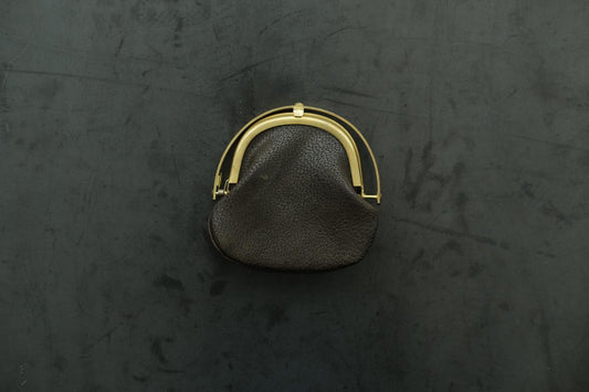 coin case ＜熊革 墨染め＞