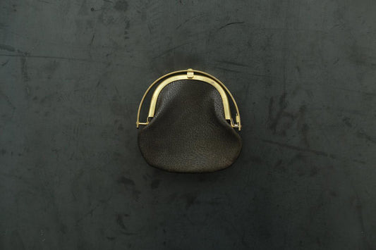 coin case ＜熊革 墨染め＞
