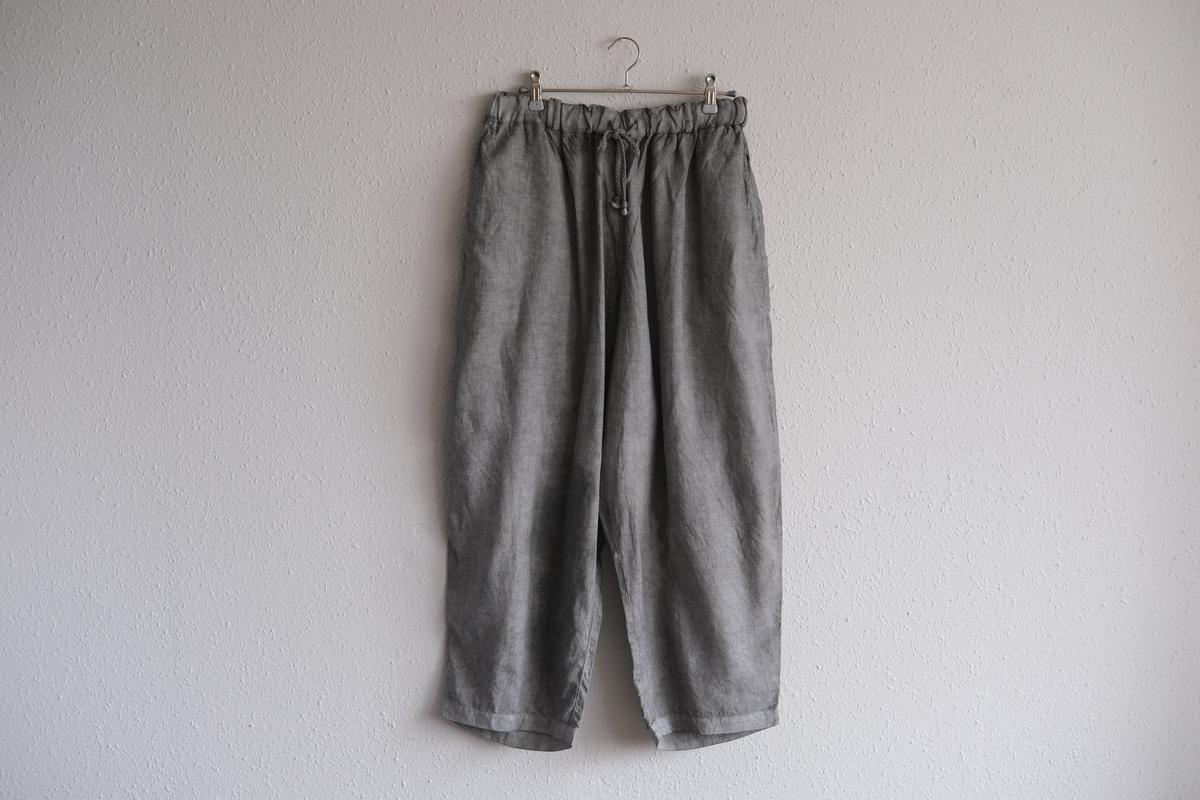 MITTAN / 大麻パンツ 松煙 PT-116B / unisex