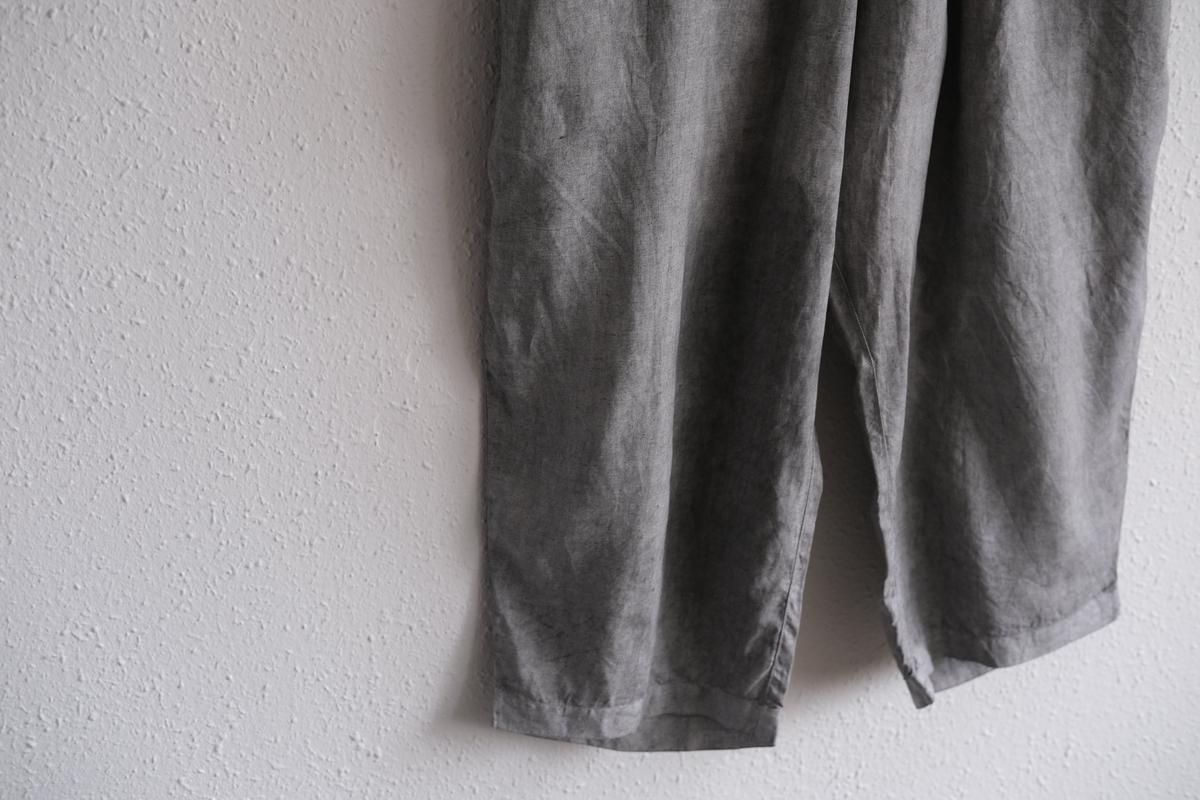 MITTAN / 大麻パンツ 松煙 PT-116B / unisex