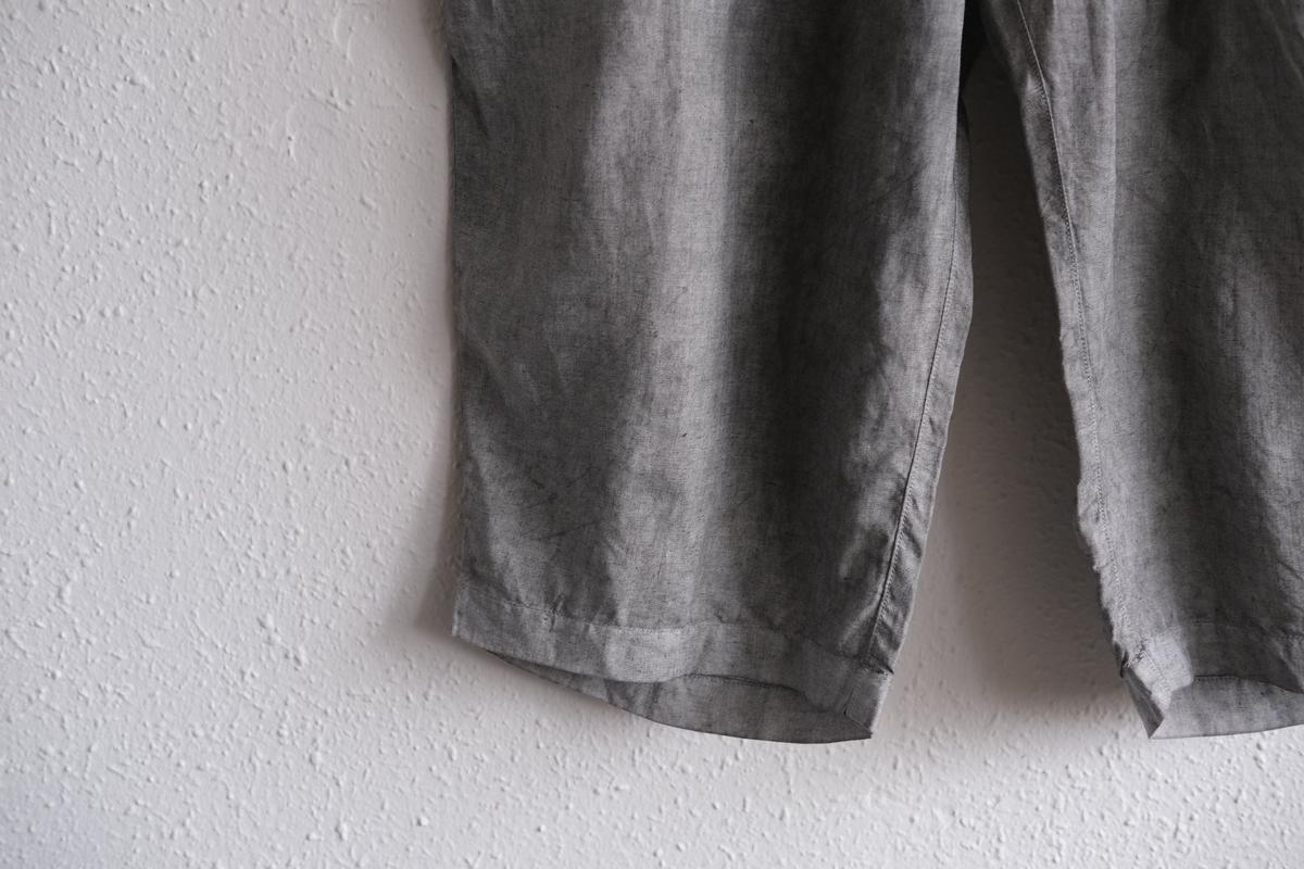 MITTAN / 大麻パンツ 松煙 PT-116B / unisex