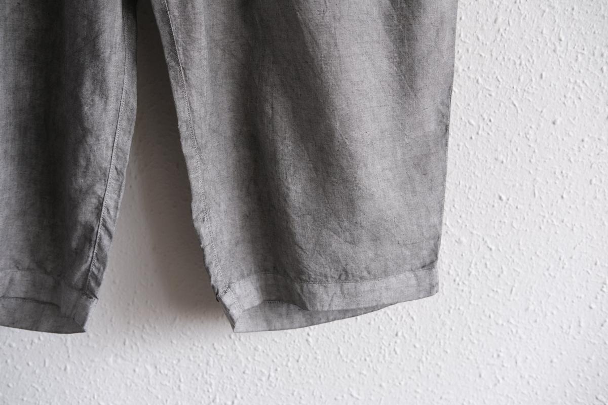 MITTAN / 大麻パンツ 松煙 PT-116B / unisex