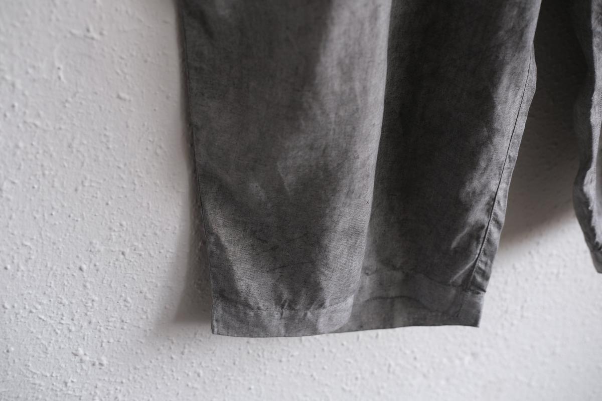 MITTAN / 大麻パンツ 松煙 PT-116B / unisex