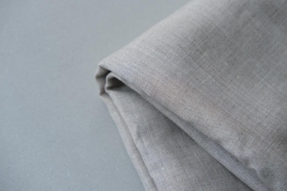 【再入荷】リネンのフラットシーツ 平織・白・中厚