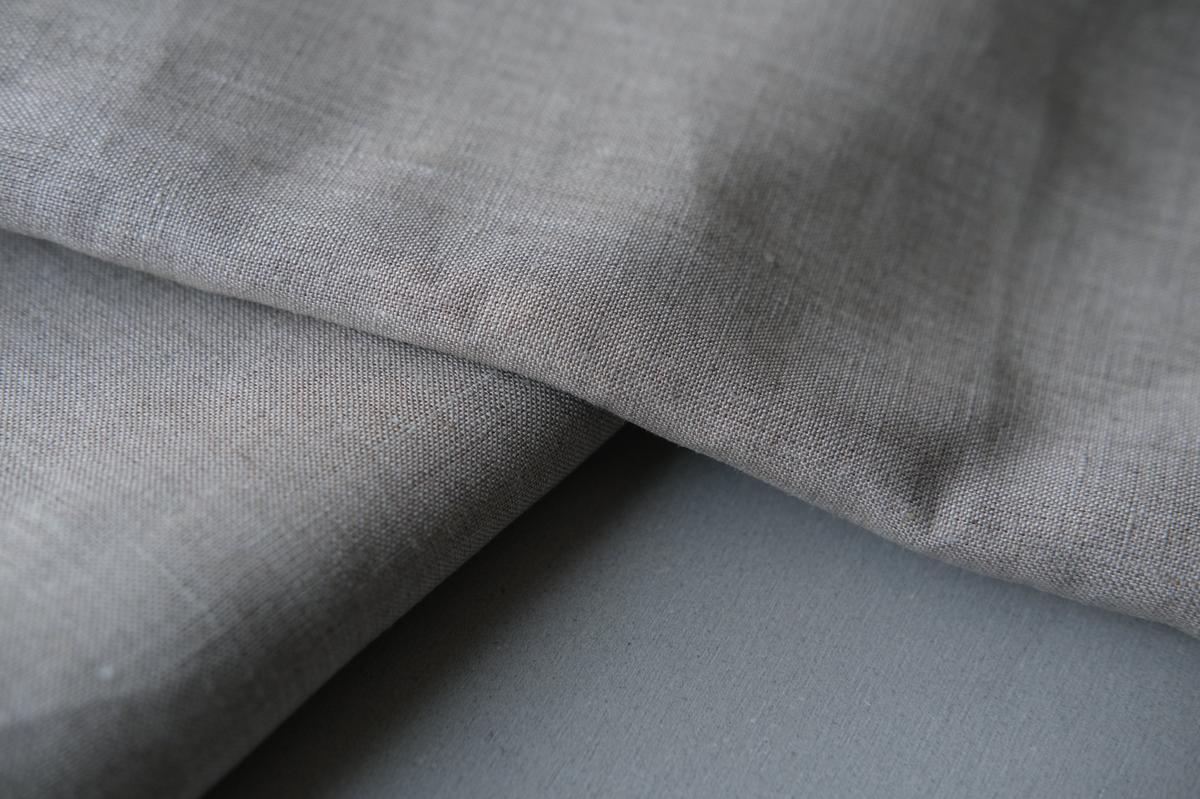 【再入荷】リネンのフラットシーツ 平織・白・中厚