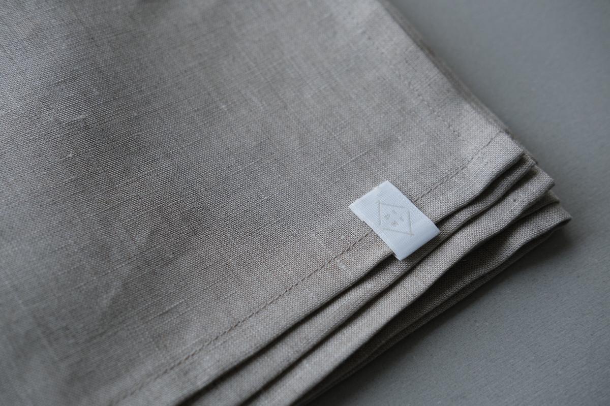 【再入荷】リネンのフラットシーツ 平織・白・中厚