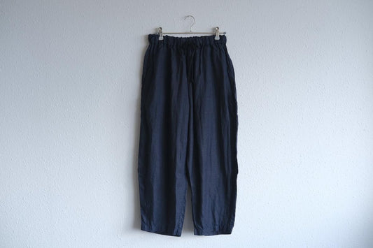 MITTAN / 大麻パンツ 濃紺 PT-116 / unisex