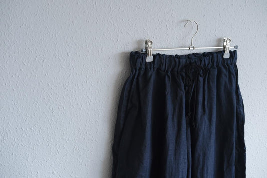 MITTAN / 大麻パンツ 濃紺 PT-116 / unisex