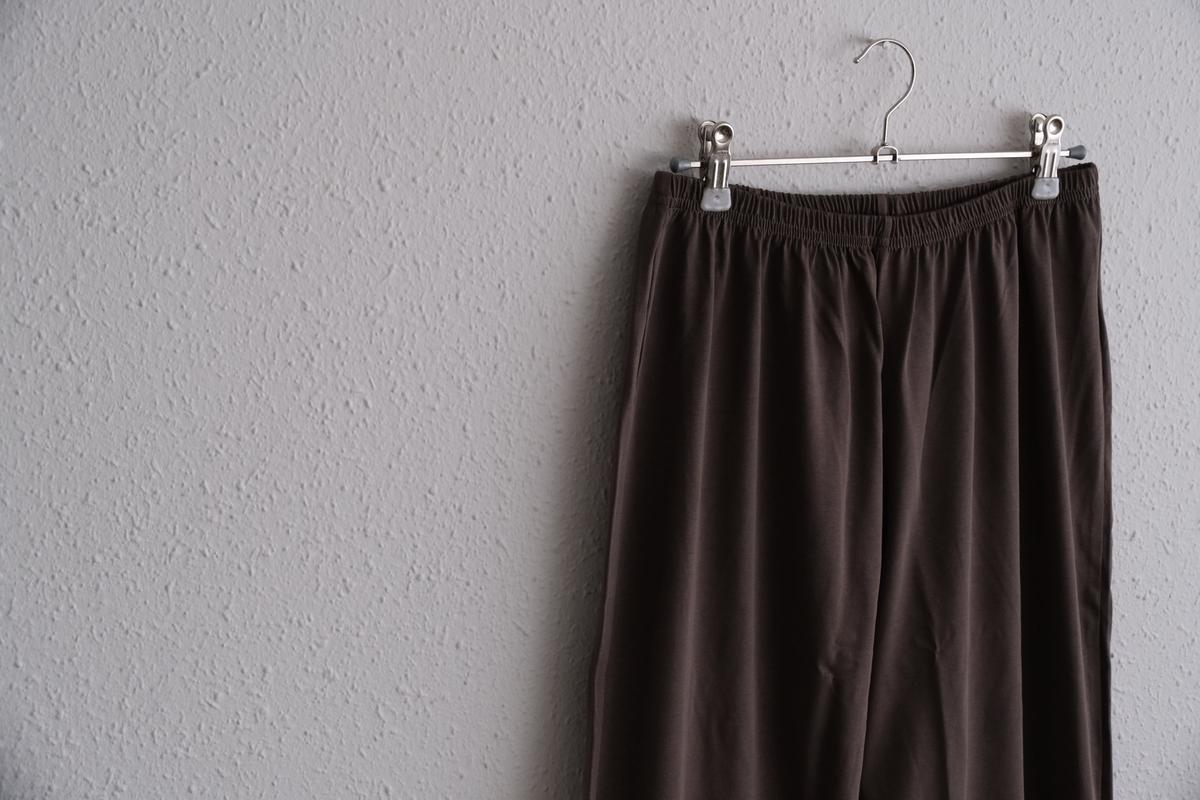 yohaku ドバイパンツ｜プレミアム天竺素材 カーキ｜unisex freesize