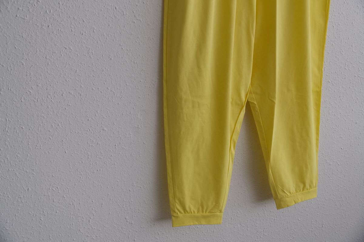 yohaku ドバイパンツ｜プレミアム天竺素材 イエロー｜unisex freesize