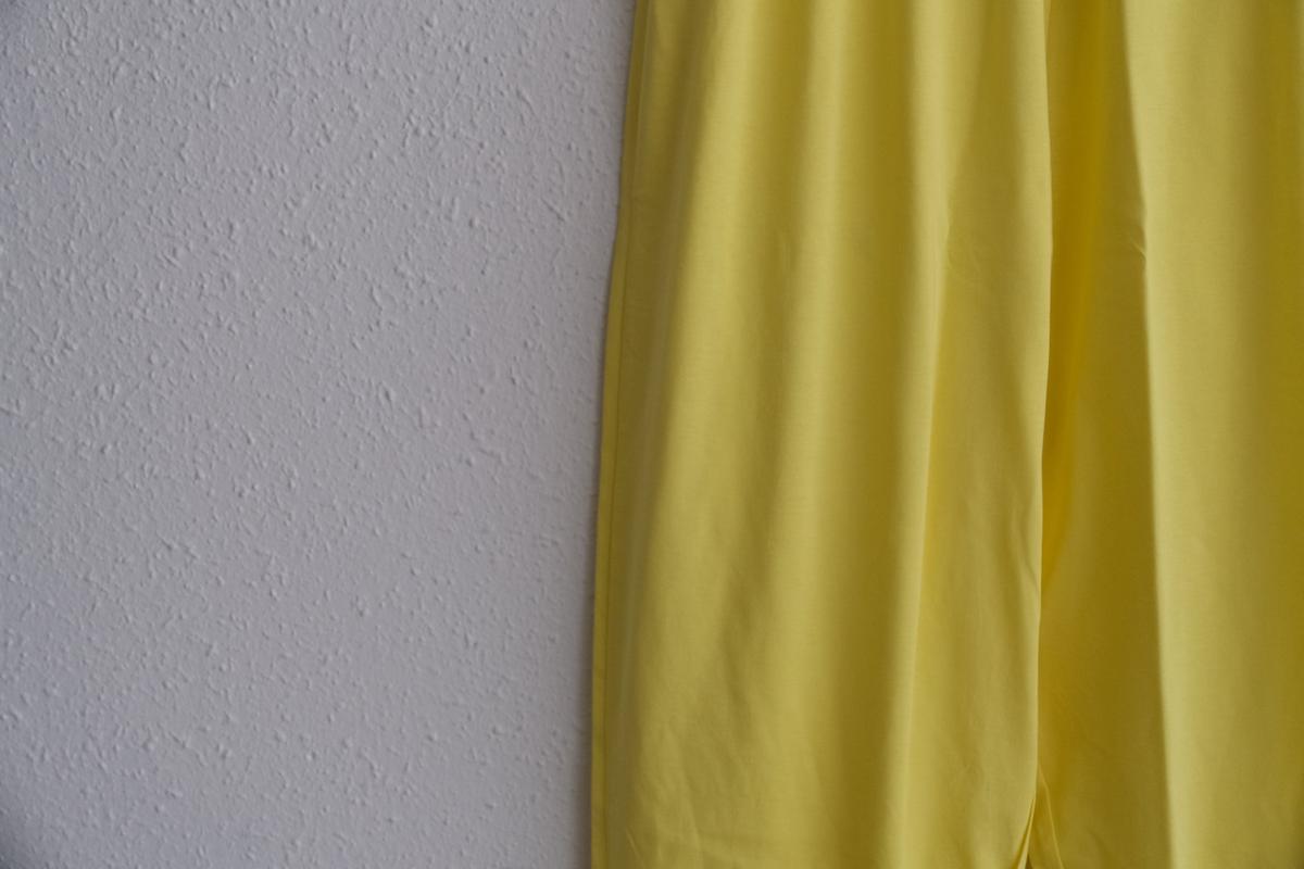 yohaku ドバイパンツ｜プレミアム天竺素材 イエロー｜unisex freesize