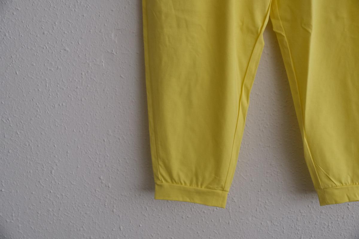 yohaku ドバイパンツ｜プレミアム天竺素材 イエロー｜unisex freesize