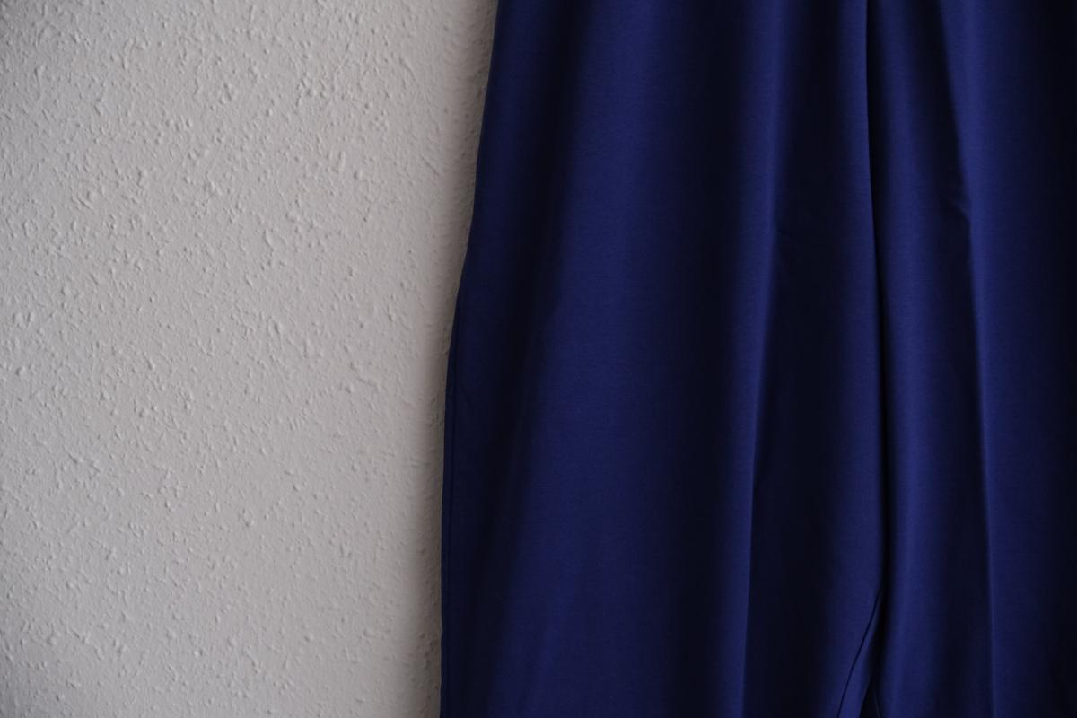 yohaku ドバイパンツ｜プレミアム天竺素材 ブルー｜unisex freesize