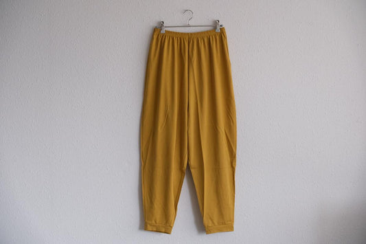 yohaku ドバイパンツ|プレミアム天竺素材 マスタード|unisex freesize