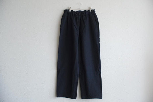 MITTAN / 亜麻苧麻ワイドパンツ 濃紺 PT-92 / unisex