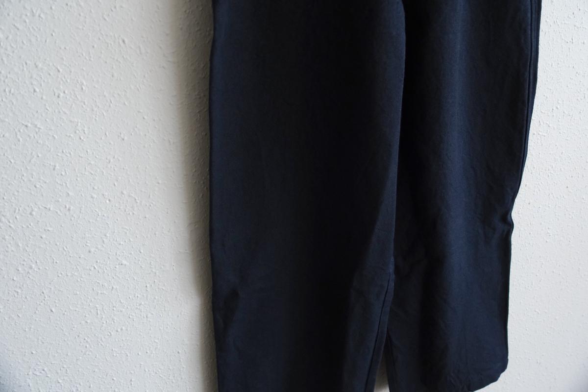 MITTAN / 亜麻苧麻ワイドパンツ 濃紺 PT-92 / unisex