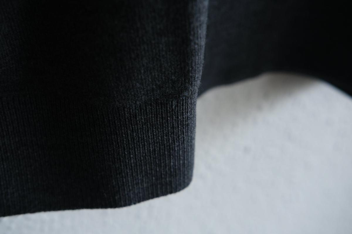 MITTAN / スーパー180'sウールタートル 灰 KN-37 / unisex