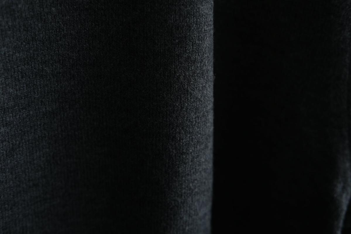 MITTAN / スーパー180'sウールタートル 灰 KN-37 / unisex