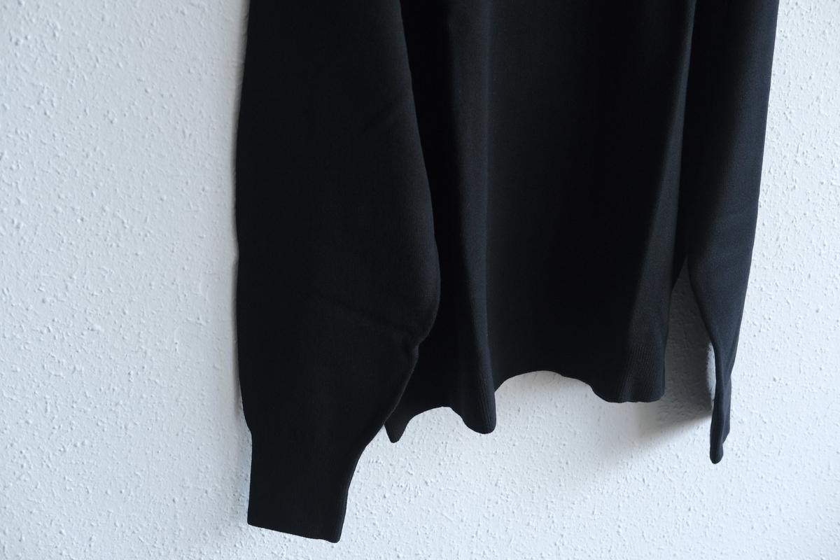 MITTAN / スーパー180'sウールタートル 黒 KN-37 / unisex