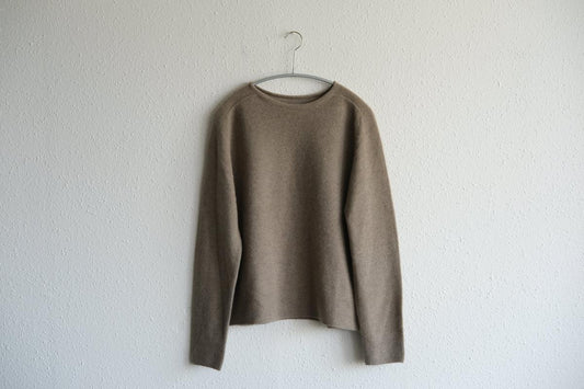 enrica cashmere sable knit｜mocha(dark)