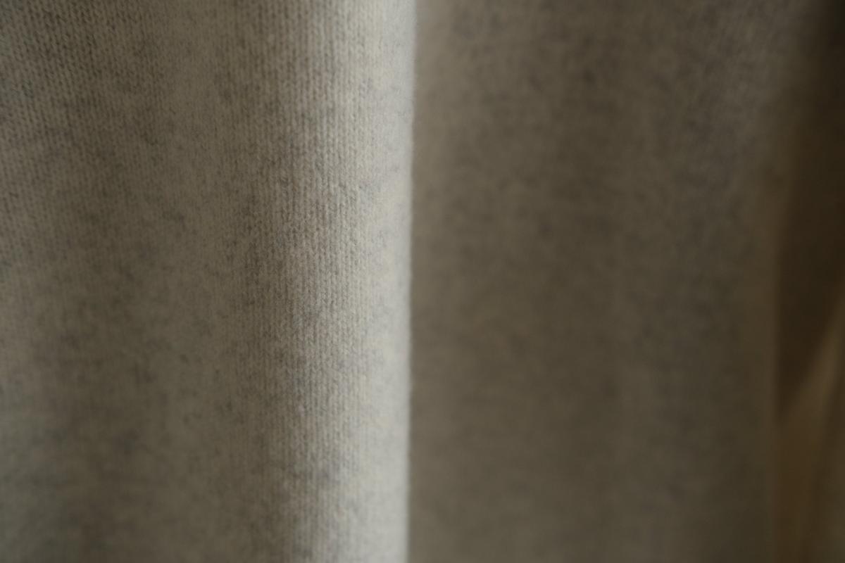 MITTAN / ウルグアイウールタートルセーター 薄灰 KN-34 / unisex