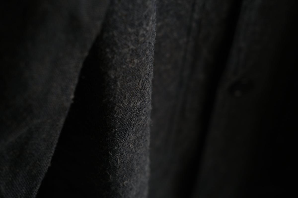 MITTAN / 亜麻苧麻絹シャツジャケット 墨茶 JK-76 / unisex