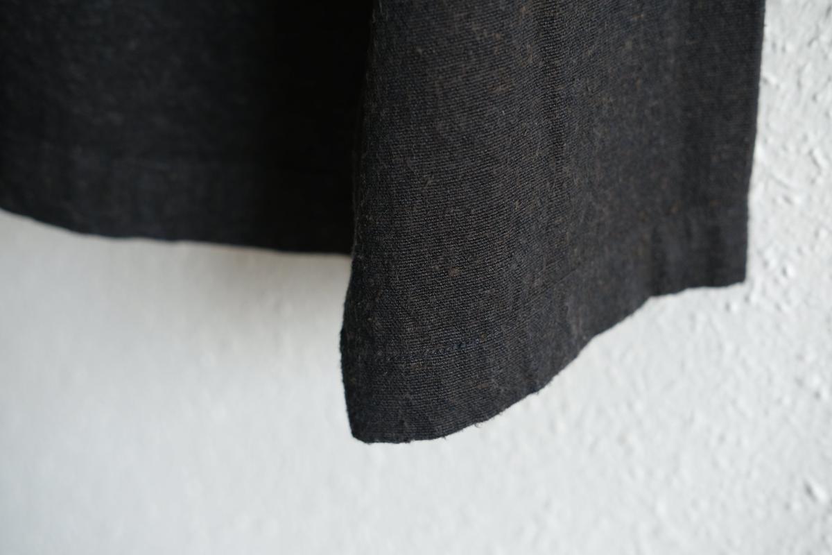 MITTAN / 亜麻苧麻絹シャツジャケット 墨茶 JK-76 / unisex