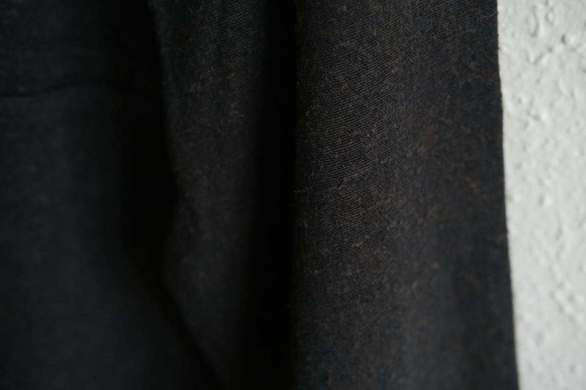 MITTAN / 亜麻苧麻絹シャツジャケット 墨茶 JK-76 / unisex