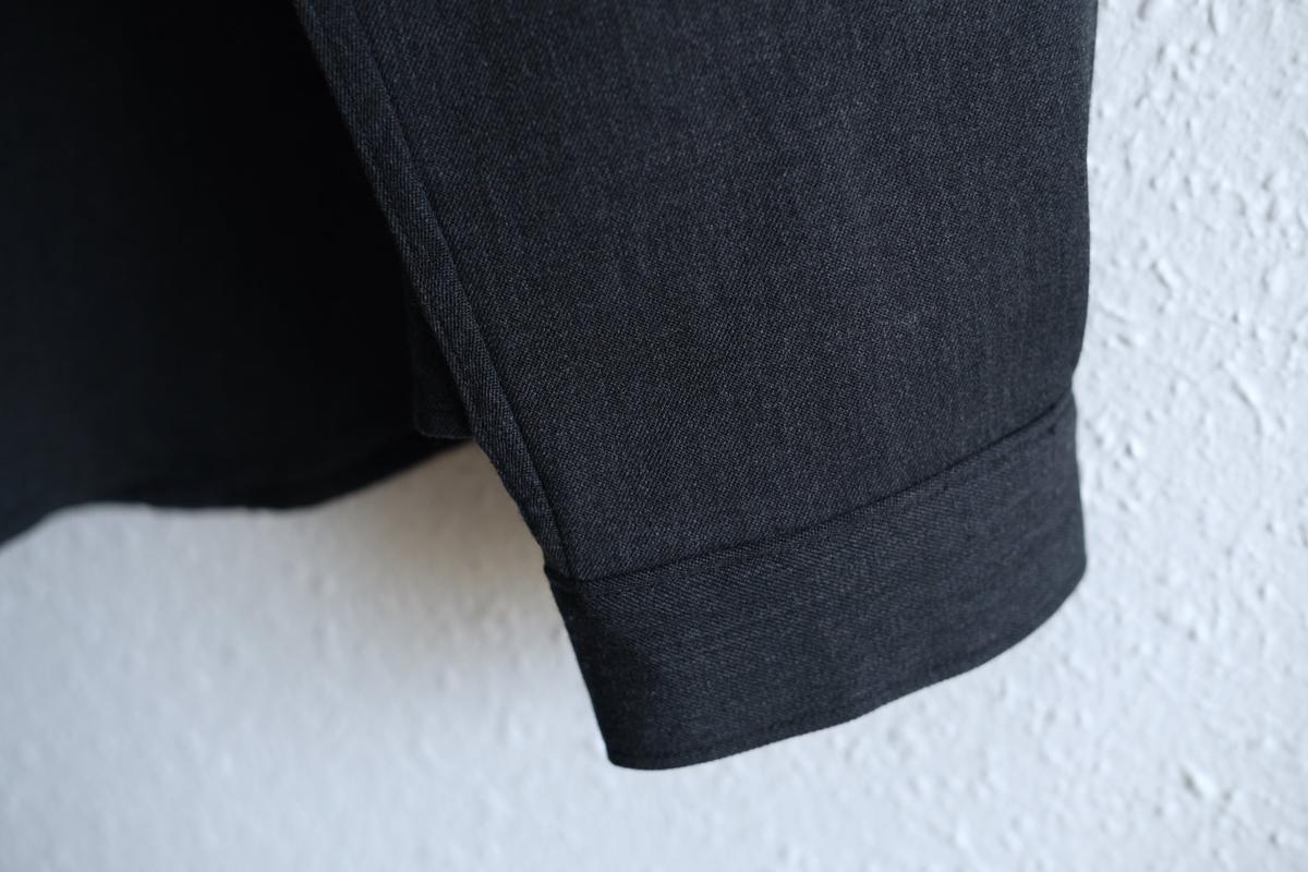 MITTAN / ストレッチNMウールシャツ 墨黒 SH-145 / unisex