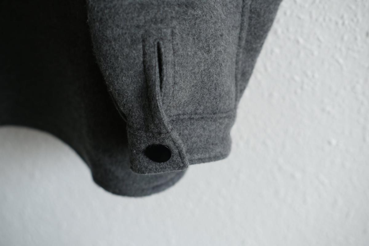 MITTAN / ウールシルクキャメルシャツ 灰 SH-108 / unisex