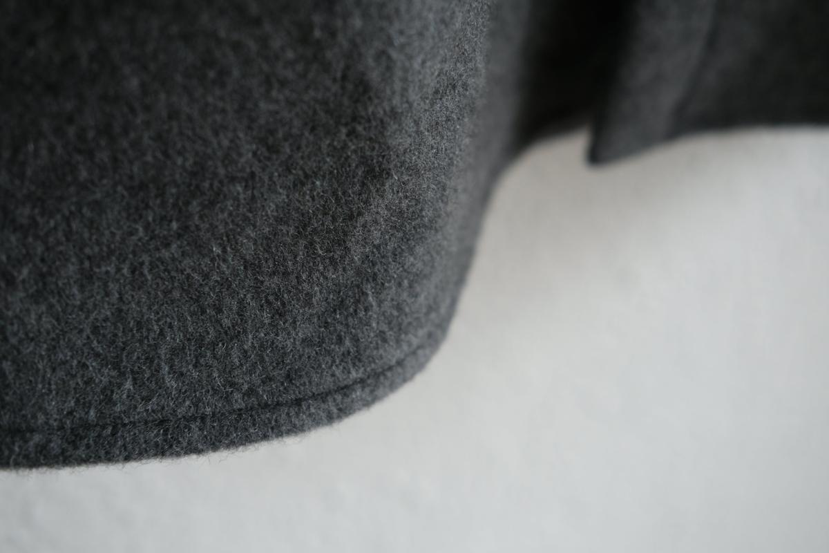 MITTAN / ウールシルクキャメルシャツ 灰 SH-108 / unisex