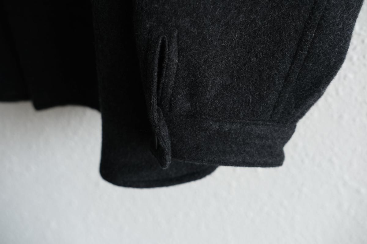 MITTAN / ウールシルクキャメルシャツ 濃灰 SH-108 / unisex