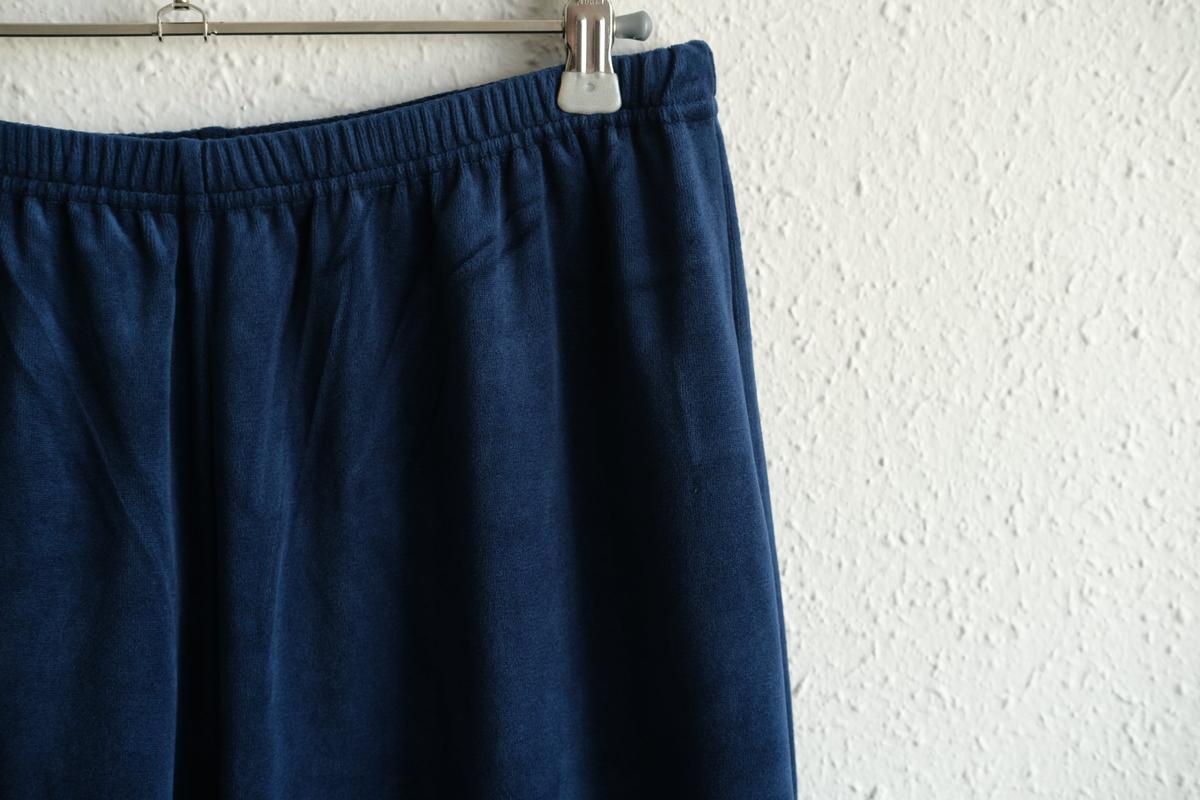 yohaku ドバイパンツ｜サーマル素材 ブラック｜unisex freesize