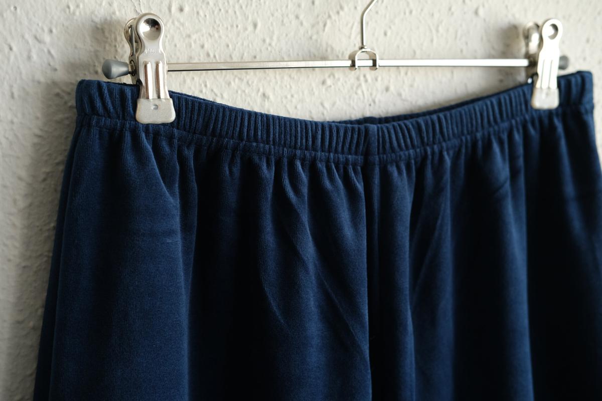 yohaku ドバイパンツ｜サーマル素材 ブラック｜unisex freesize