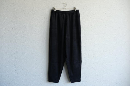 yohaku ドバイパンツ｜ベロア素材 ネイビー｜unisex freesize