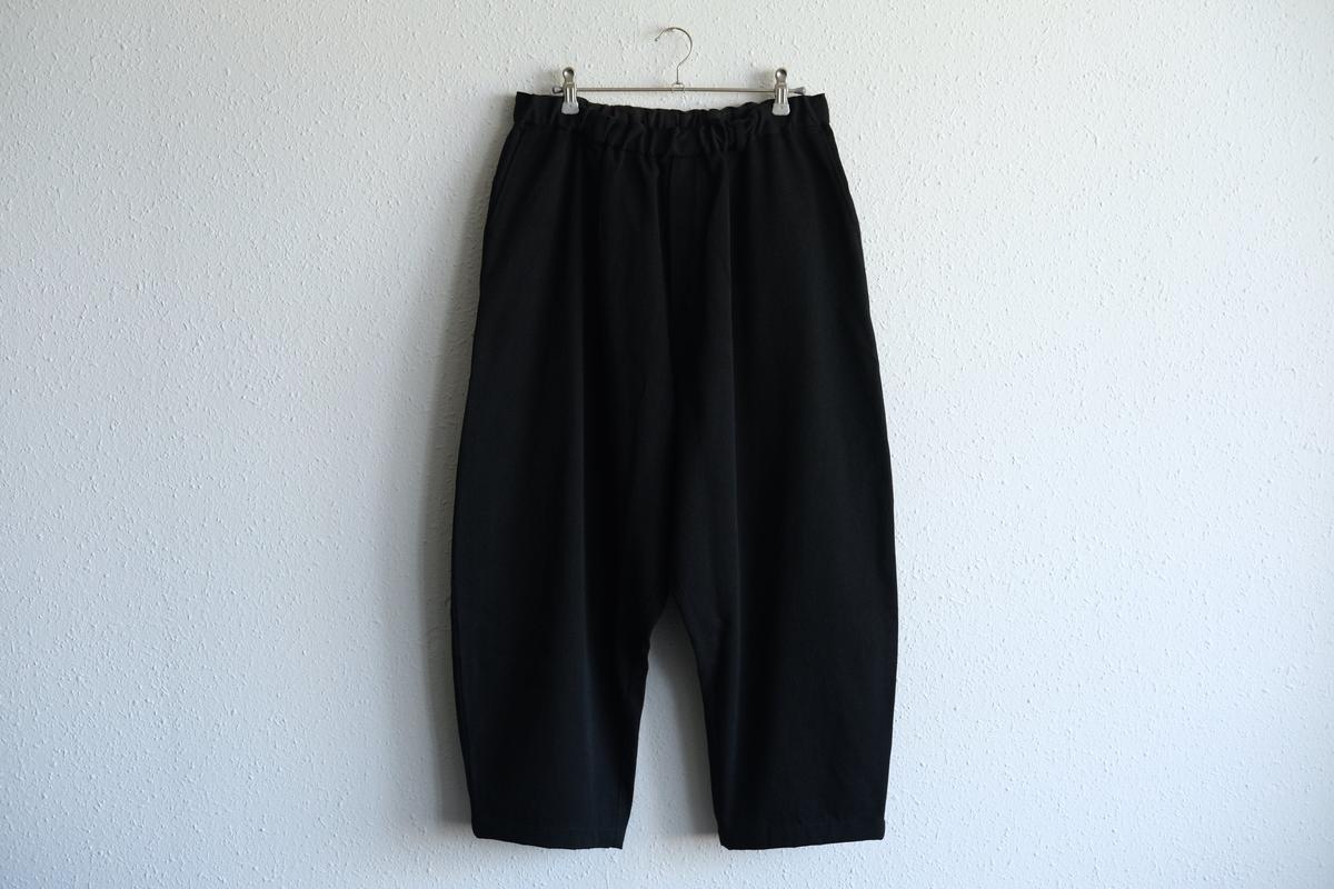 MITTAN / NMウールOCツイルパンツ 黒 PT-125 / unisex