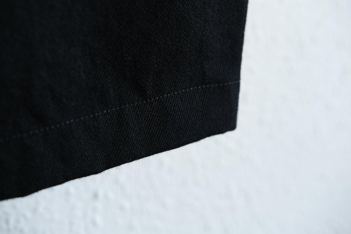 MITTAN / NMウールOCツイルパンツ 黒 PT-125 / unisex