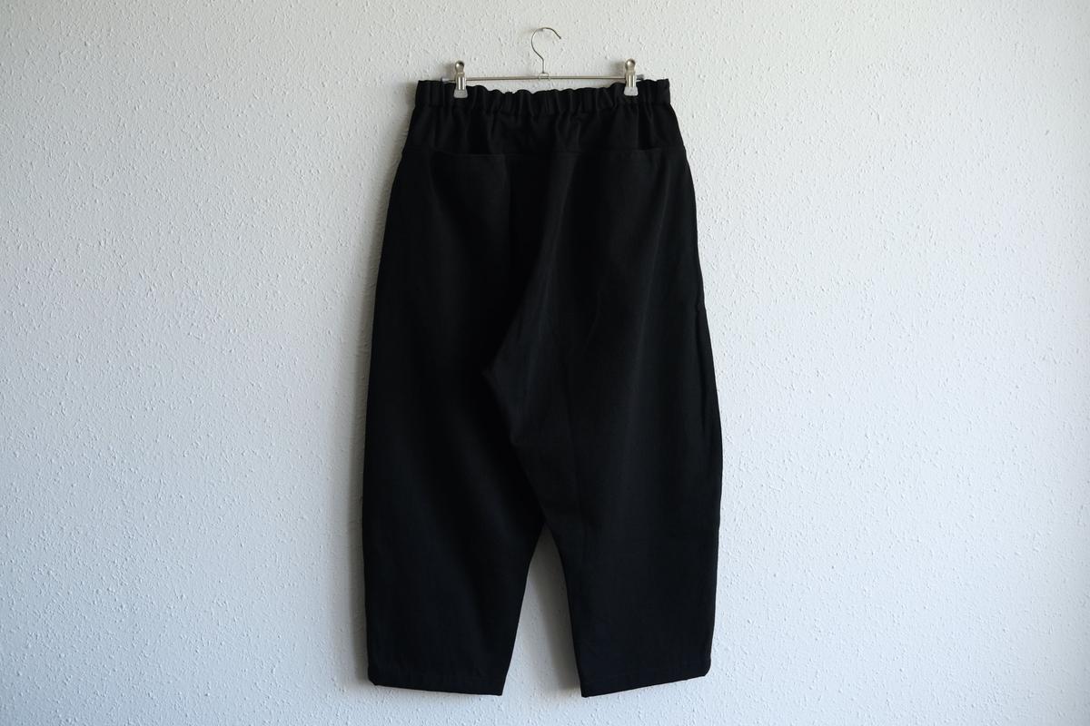 MITTAN / NMウールOCツイルパンツ 黒 PT-125 / unisex