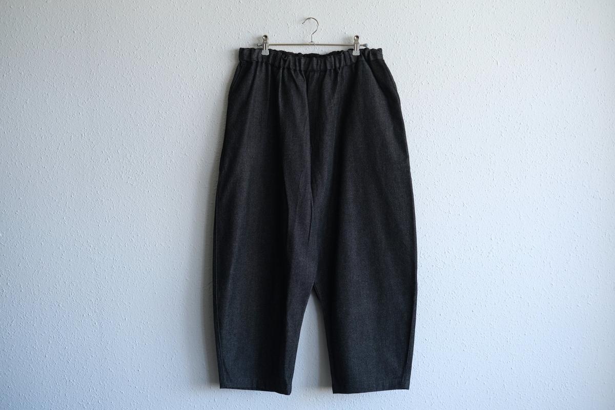 MITTAN / NMウールOCツイルパンツ 白黒 PT-125 / unisex