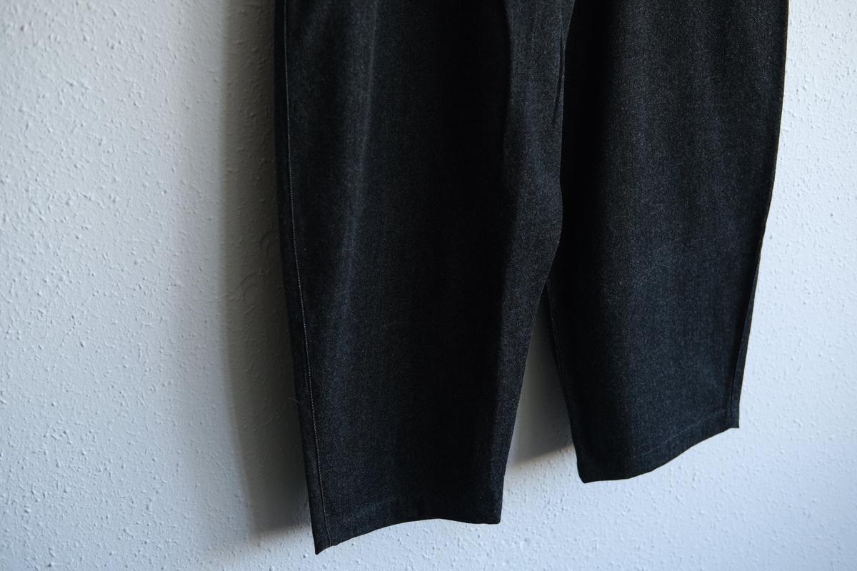 MITTAN / NMウールOCツイルパンツ 白黒 PT-125 / unisex