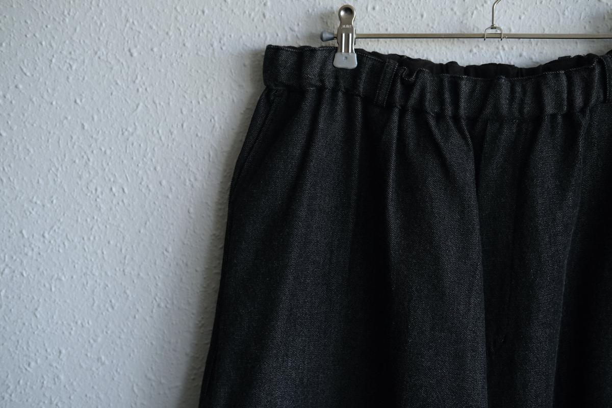 MITTAN / NMウールOCツイルパンツ 白黒 PT-125 / unisex