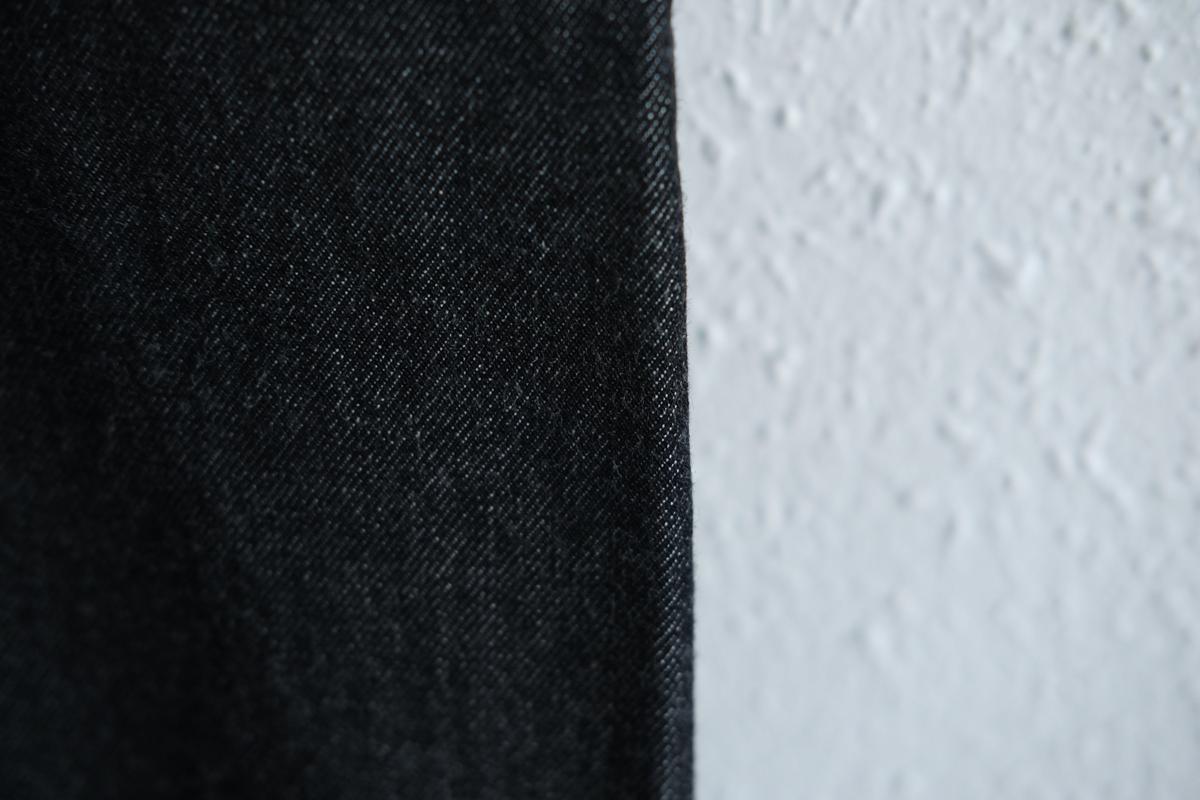 MITTAN / NMウールOCツイルパンツ 白黒 PT-125 / unisex