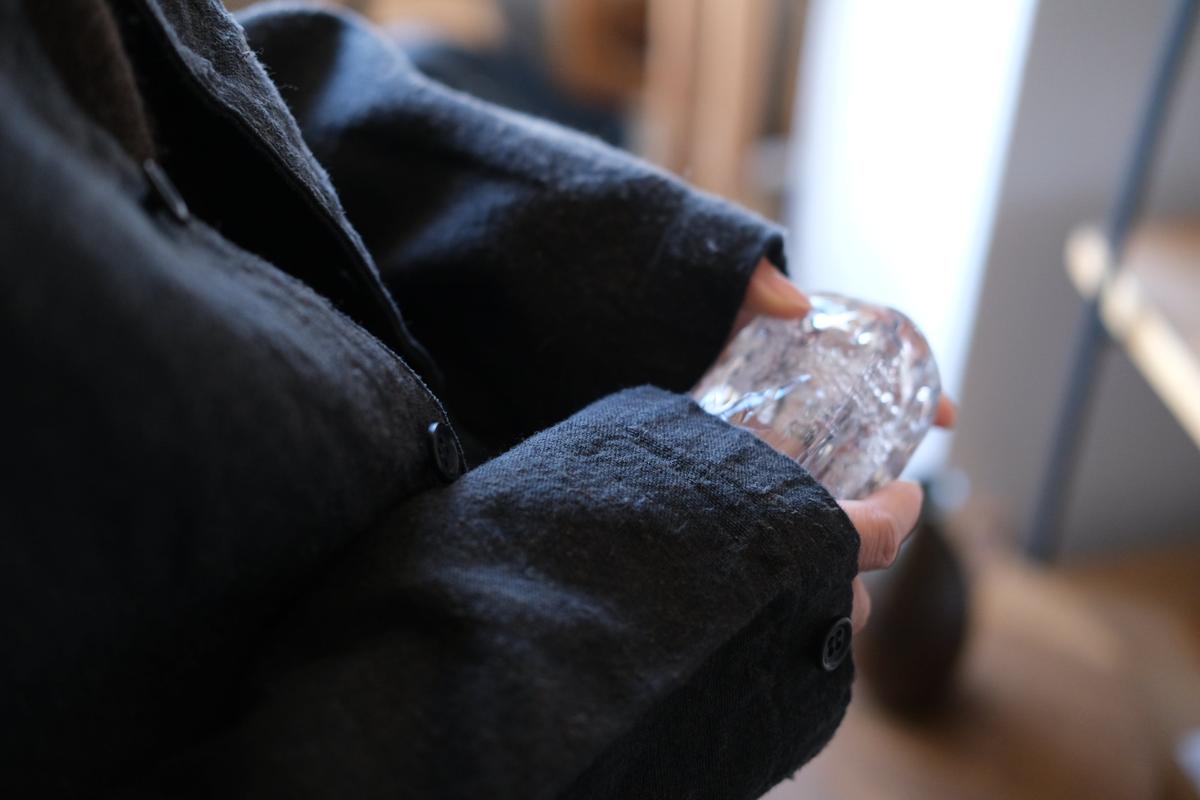 MITTAN / 亜麻苧麻絹シャツジャケット 墨茶 JK-76 / unisex