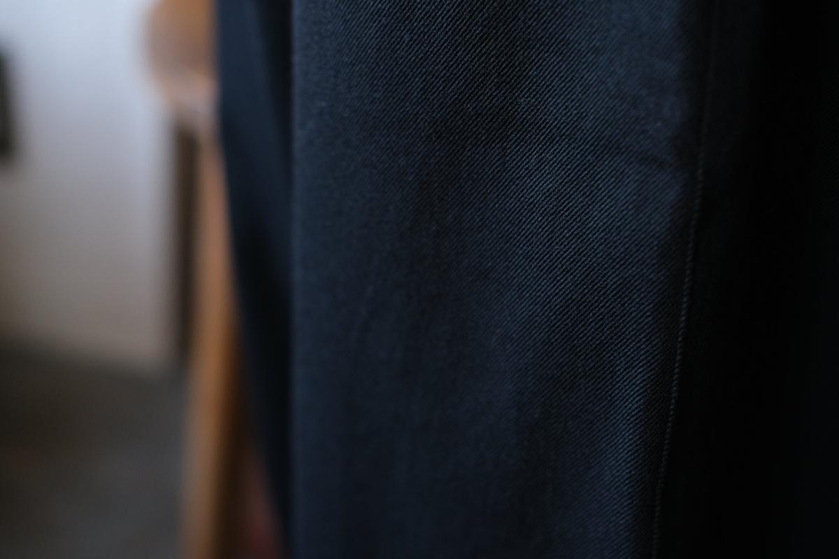 MITTAN / NMウールOCツイルパンツ 白黒 PT-125 / unisex