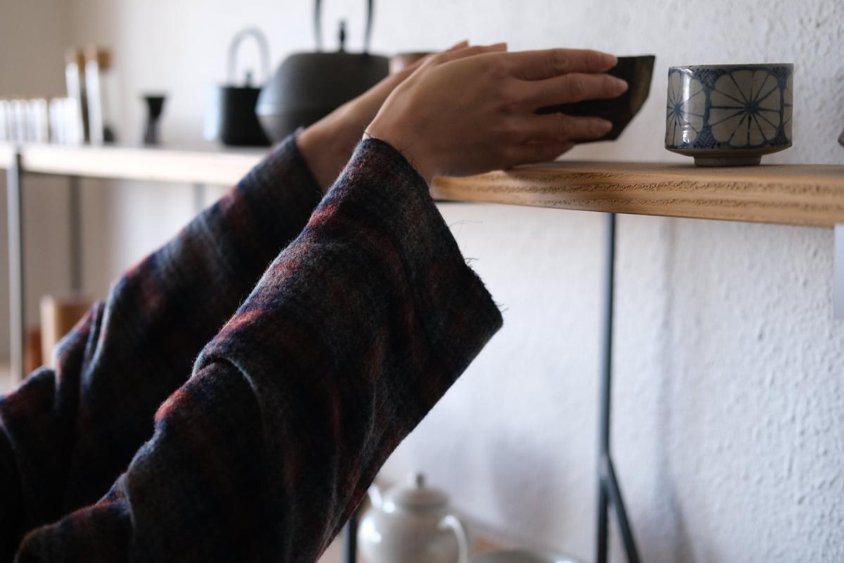 enrica wool coat｜check