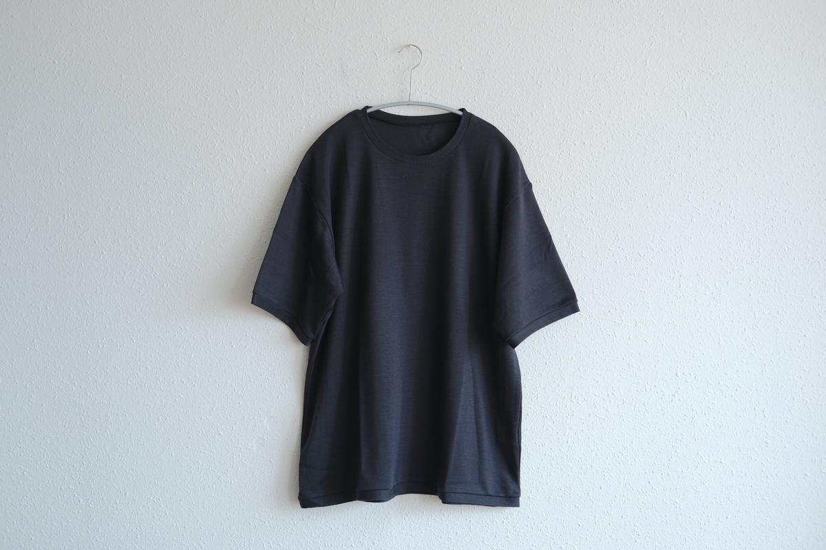 MITTAN / スーパー120’sウールスムース半袖 墨紺 T-34 / unisex