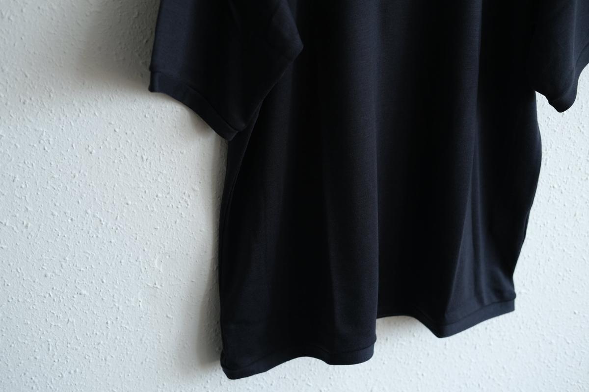 MITTAN / スーパー120’sウールスムース半袖 墨紺 T-34 / unisex